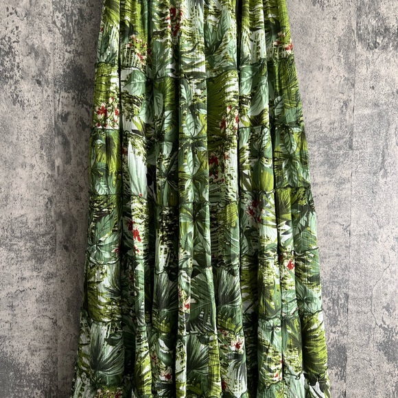 Hawai vibe skirt floral floating maxi skirt beach vacation long coverup skirt - Picture 10 of 10